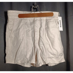 NWT Hudson Coconut Khaki Shorts Size 28 Lyocell Blend Summer Casual Chino